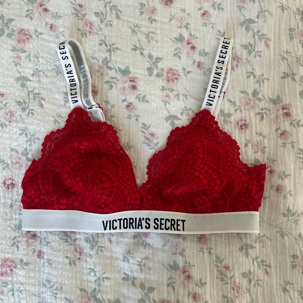 Victoria's Secret Scarlet Lace Bralette